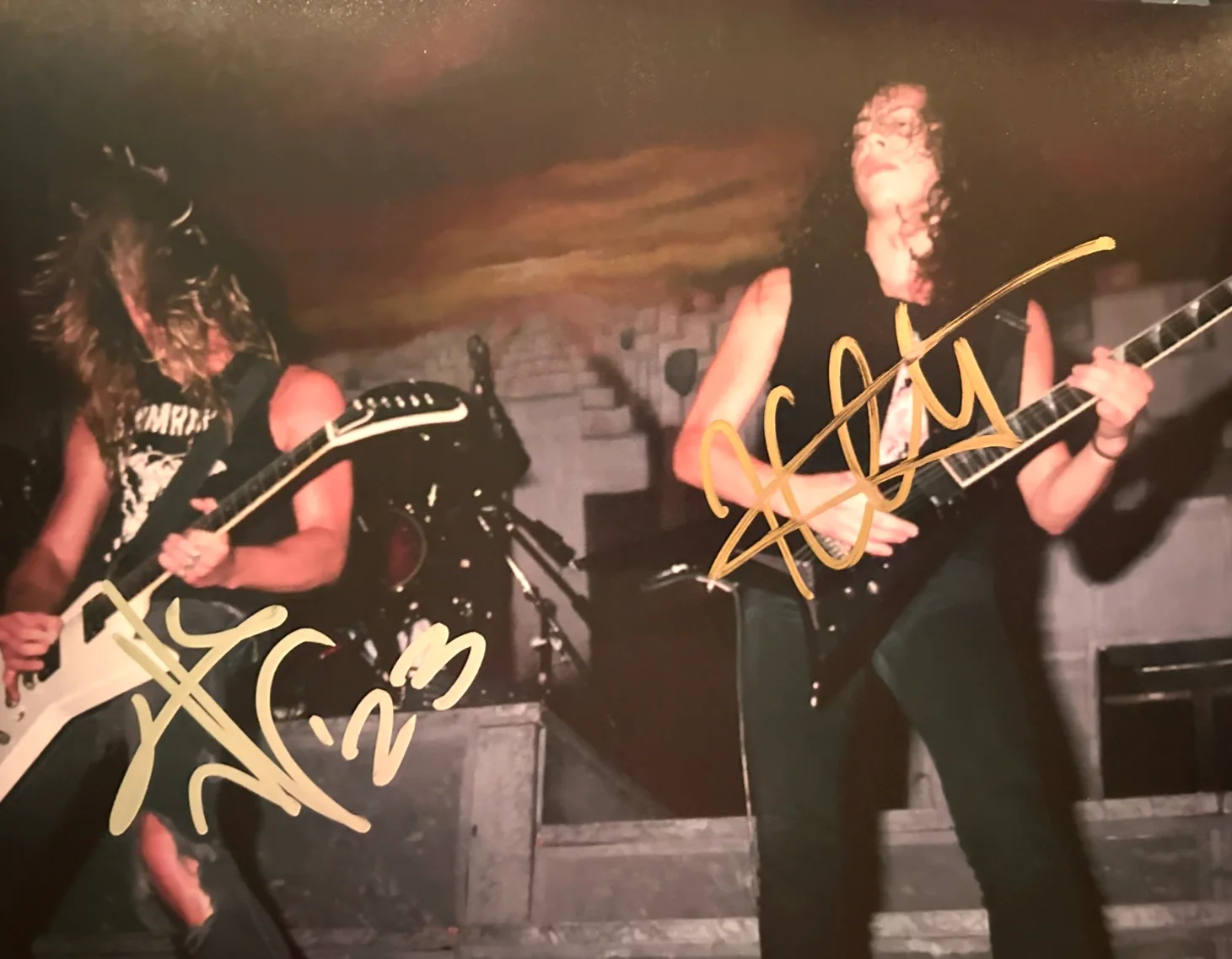 METALLICA Signed [Hetfield, Hammett] 8x10" Authentic Original Autograph w/COA, изображение 3
