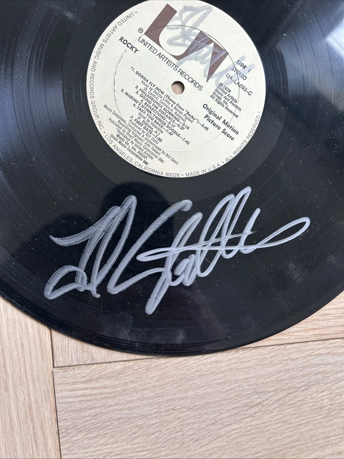 FRANK STALLONE Hand Signed Autograph Rocky Album Vinyl, image 3