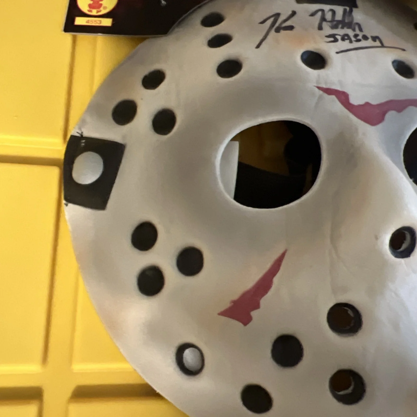 KANE HODDER — KANE HODDER AUTOGRAPHED JASON VOORHEES HOCKEY MASK! FRIDAY THE 13TH, изображение 3