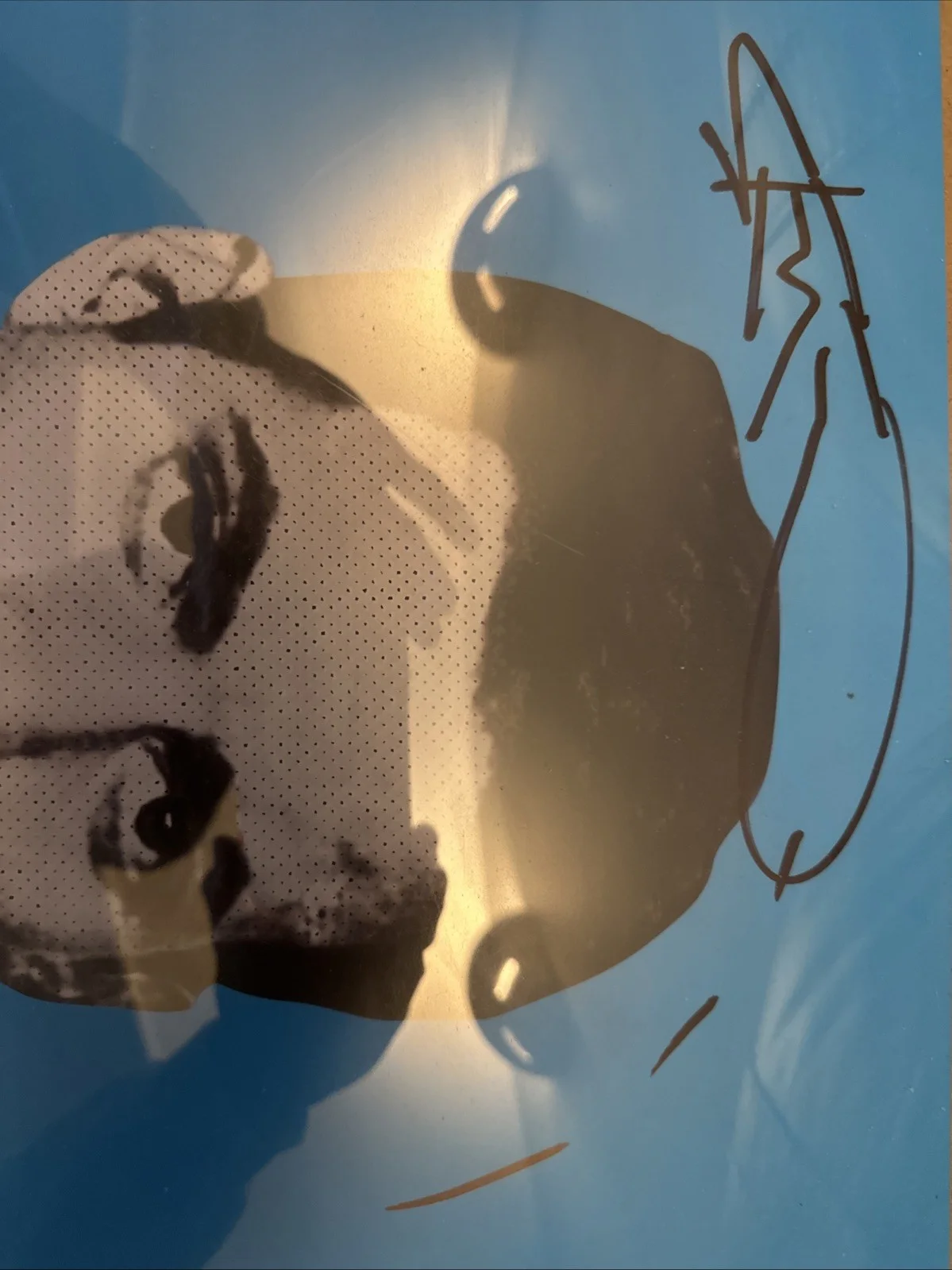 Stevo Signed Poster In frame, image 2