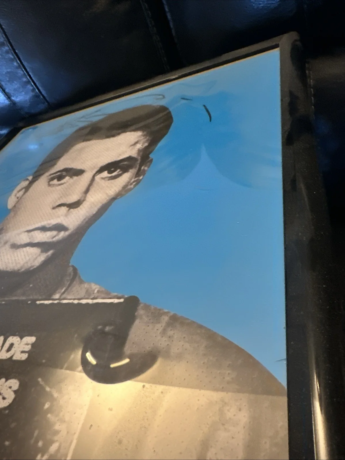 Stevo Signed Poster In frame, image 3