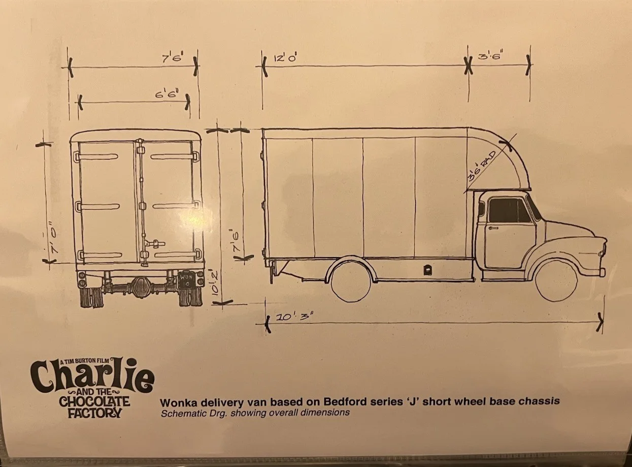 CHARLIE & THE CHOCOLATE FACTORY FILM - Vehicles Crew Information Binder, изображение 3