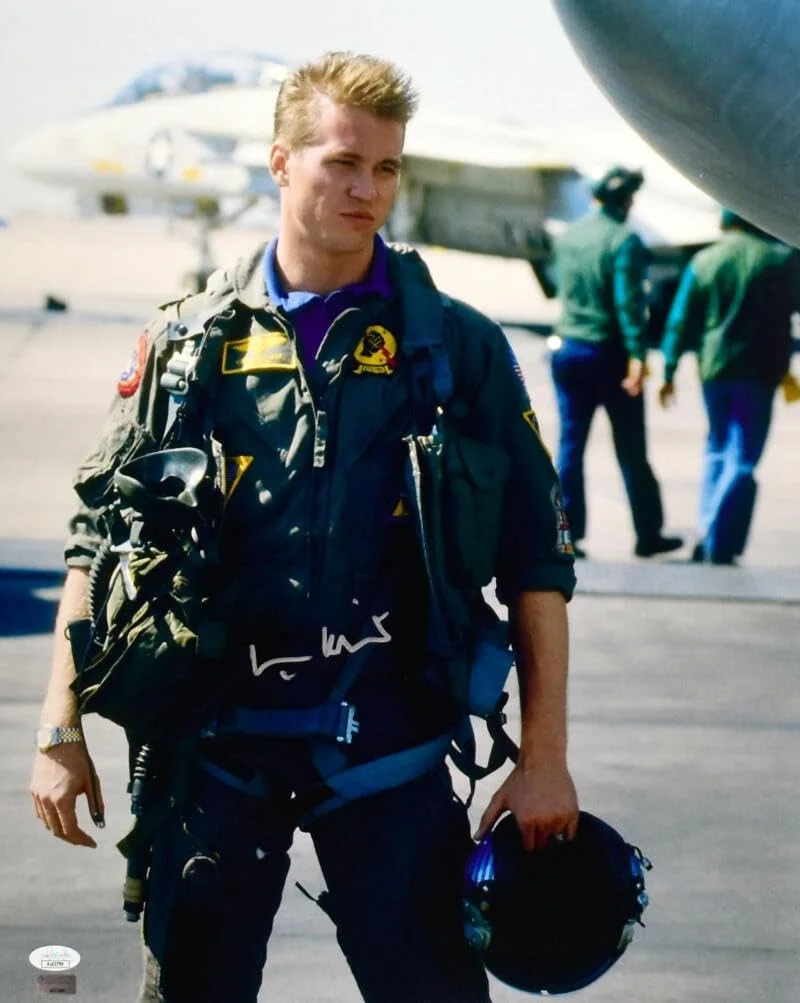Val Kilmer — Val Kilmer Autographed Top Gun Iceman 16x20 Full Body Photo- JSA *Silver, image 4