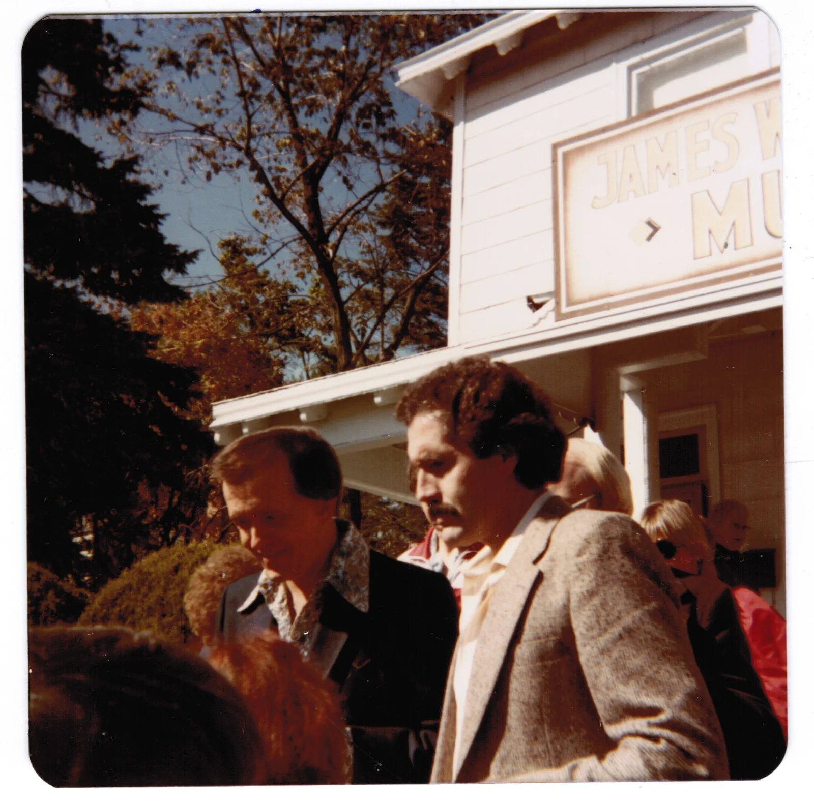VTG 1981 Bill Anderson Signed Autograph w/ Fan Taken 3.5 x 3.5 Photo, изображение 3