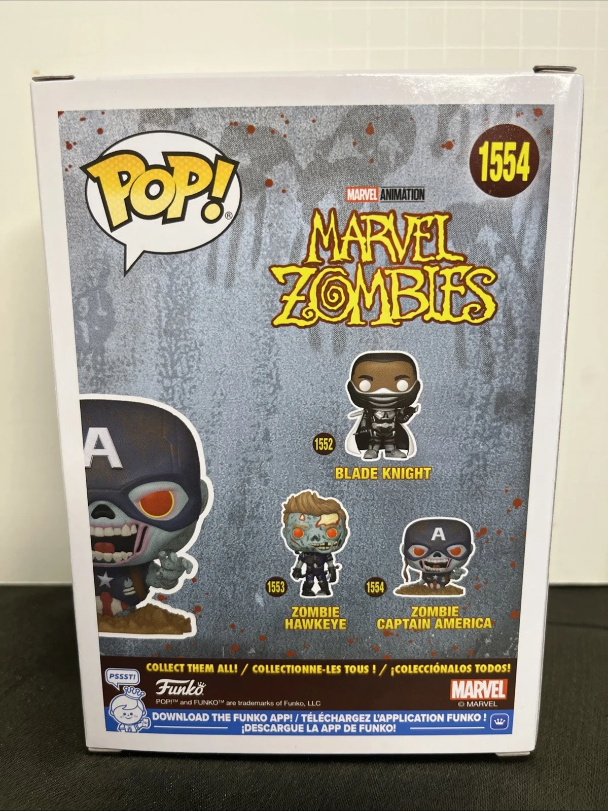 Chris Evans — Chris Evans Autographed Zombie Captain America Funko Pop! #1554 With COA, image 3