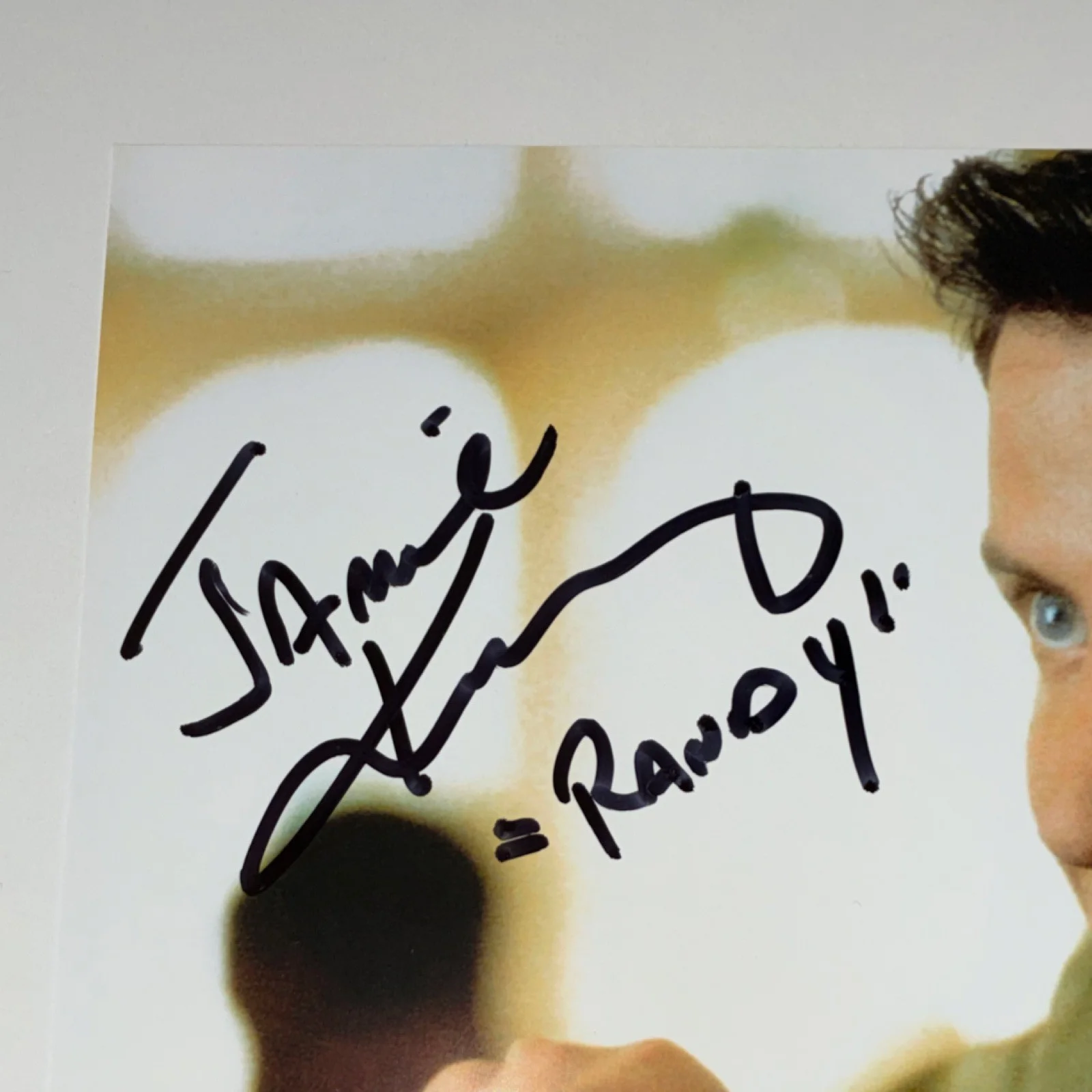 Jamie — Jamie Kennedy Actor Scream 2 Autograph (proof picture) Signed 8x10 “Randy Meeks”, изображение 2