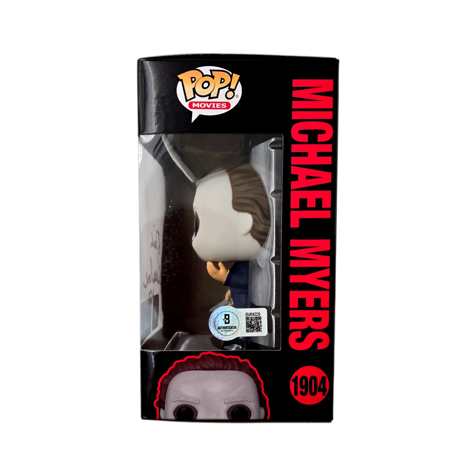 Dick Warlock — Michael Myers Signed Funko Pop Halloween Autograph Dick Warlock 1904 Beckett 33, изображение 2