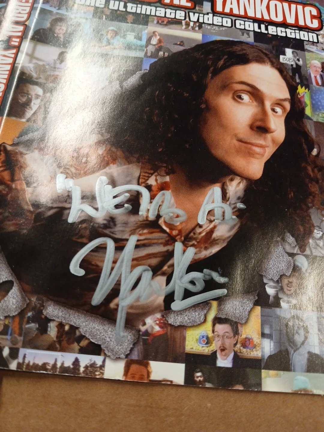 WEIRD AL YANKOVIC signed AUTOGRAPH ULTIMATE VIDEO COLLECTION DVD Cover, image 3