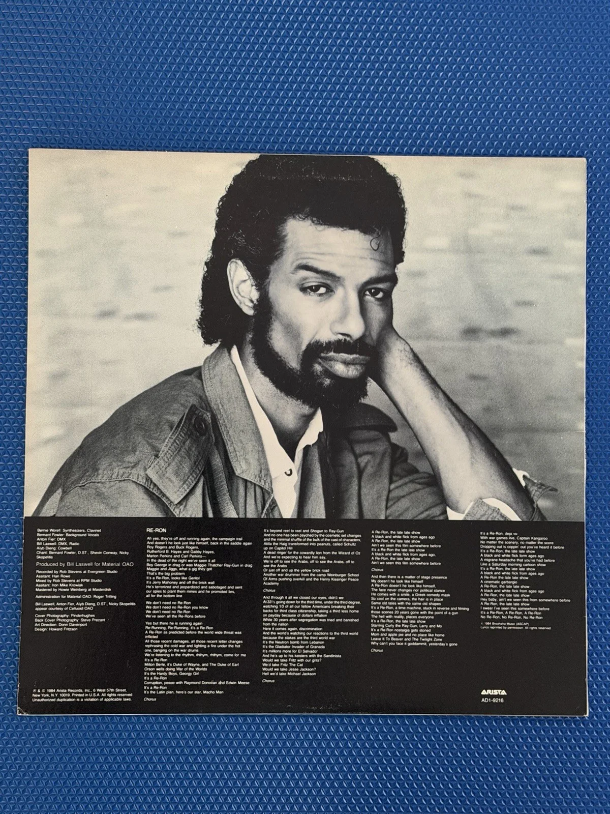 Gil Scott-Heron Autographed Signed Re-Ron Album Cover ( No Record ), изображение 5