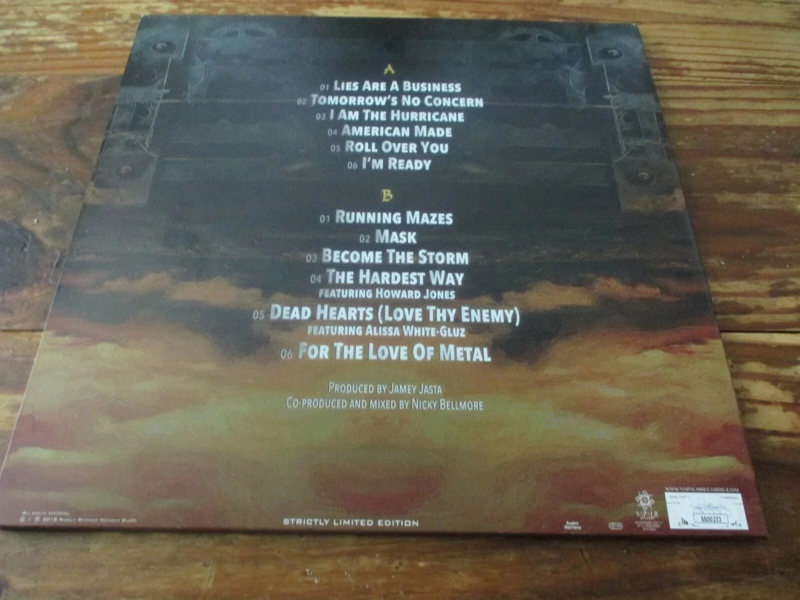 DEE SNIDER TWISTED SISTER AUTHENTIC AUTOGRAPHED/SIGNED VINYL RECORD ALBUM--JSA, image 5