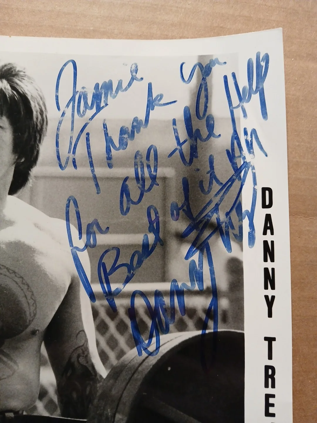 Danny Trejo — 1993 Danny Trejo signed autographed 8x10 Photo Machete Blood in Blood Out, изображение 2