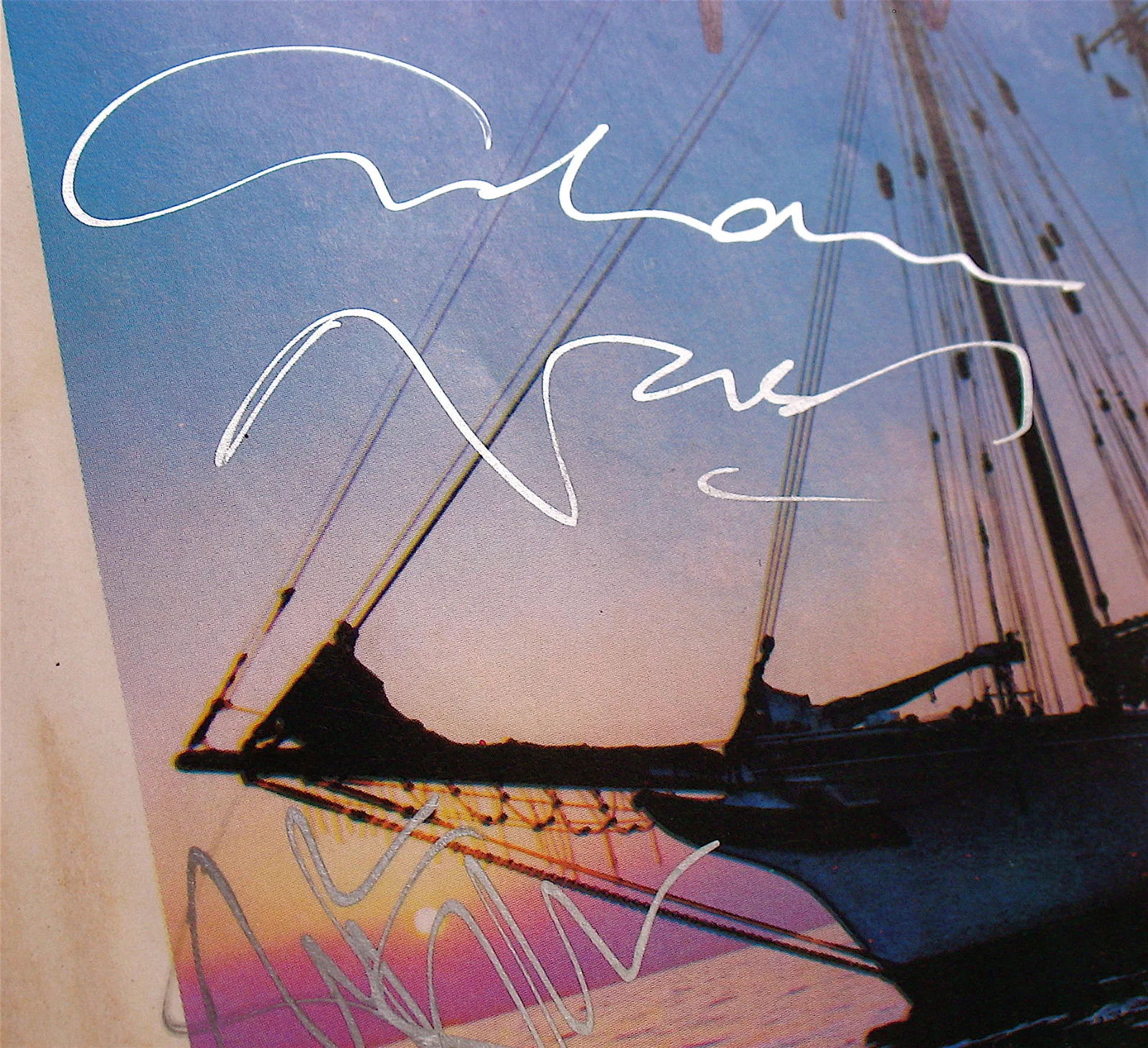 DAVID CROSBY, STILLS + NASH~Signed JUST A SONG BEFORE I GO Picture Sleeve w/COA, изображение 3