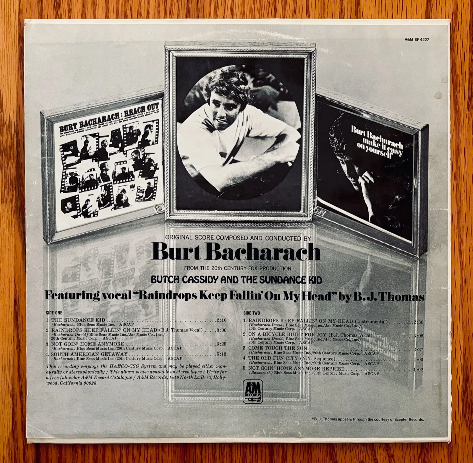 ROBERT REDFORD Signed BUTCH CASSIDY And THE SUNDANCE KID Album Cover, изображение 2