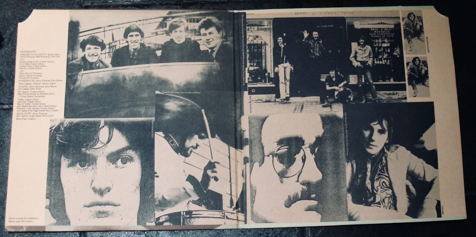 STEVE WINWOOD Signed WINWOOD Promo Double Album~TRAFFIC~BLIND FAITH, изображение 3