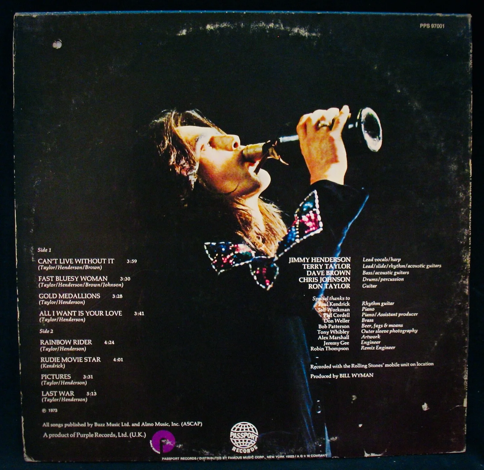 TUCKY BUZZARD~Rare Fully Autographed ALLRIGHT ON THE NIGHT Album w/COA+Hologram, изображение 4
