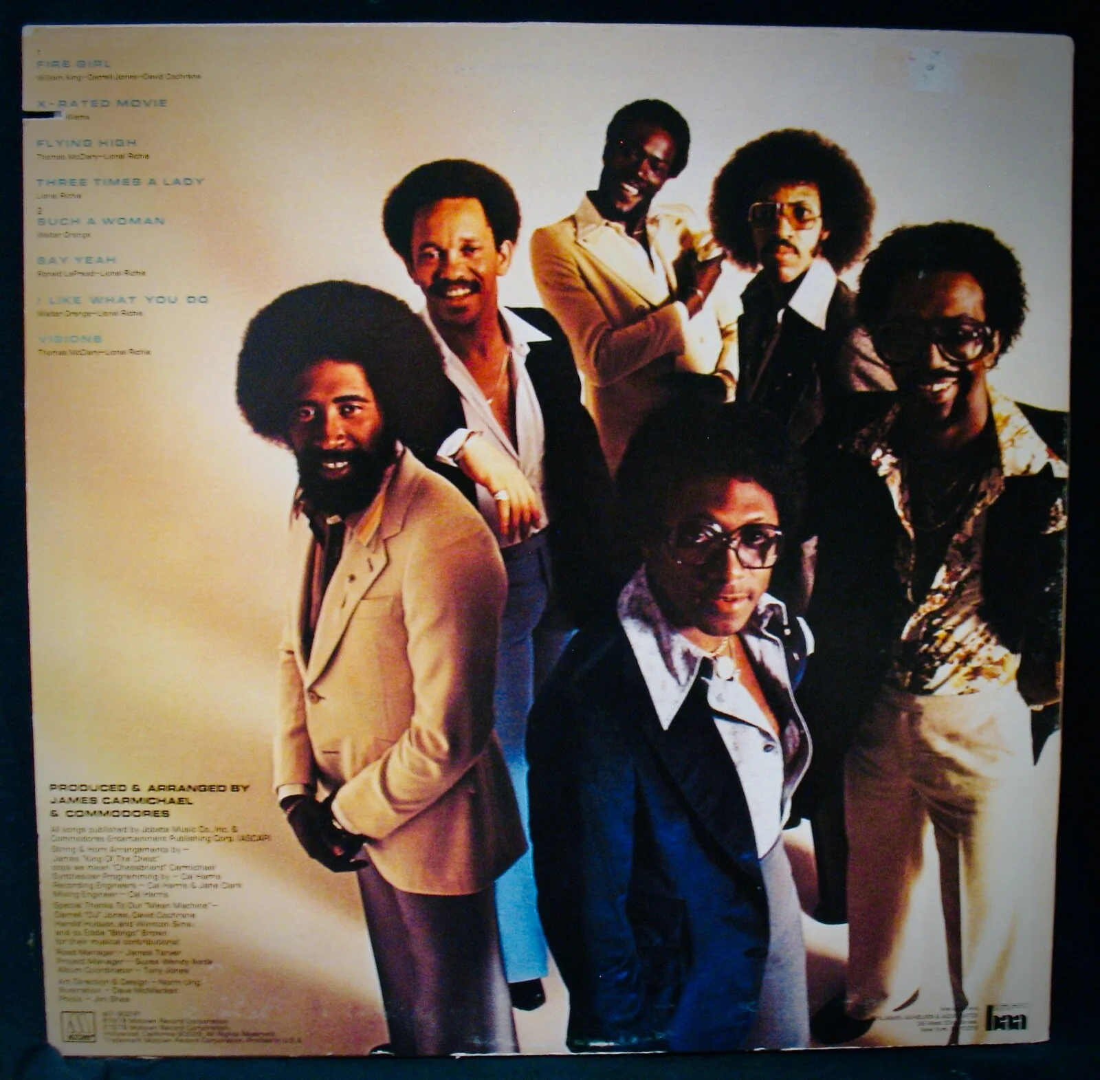 THE COMMODORES~Autographed NATURAL HIGH Album w/COA+Hologram~Soul & Funk, изображение 4