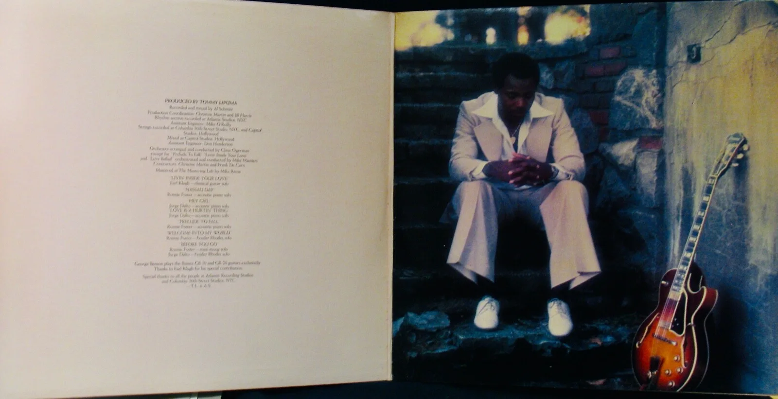 GEORGE BENSON~Autographed LIVIN INSIDE YOUR LOVE Album w/COA+Hologram~Jazz Album, изображение 4
