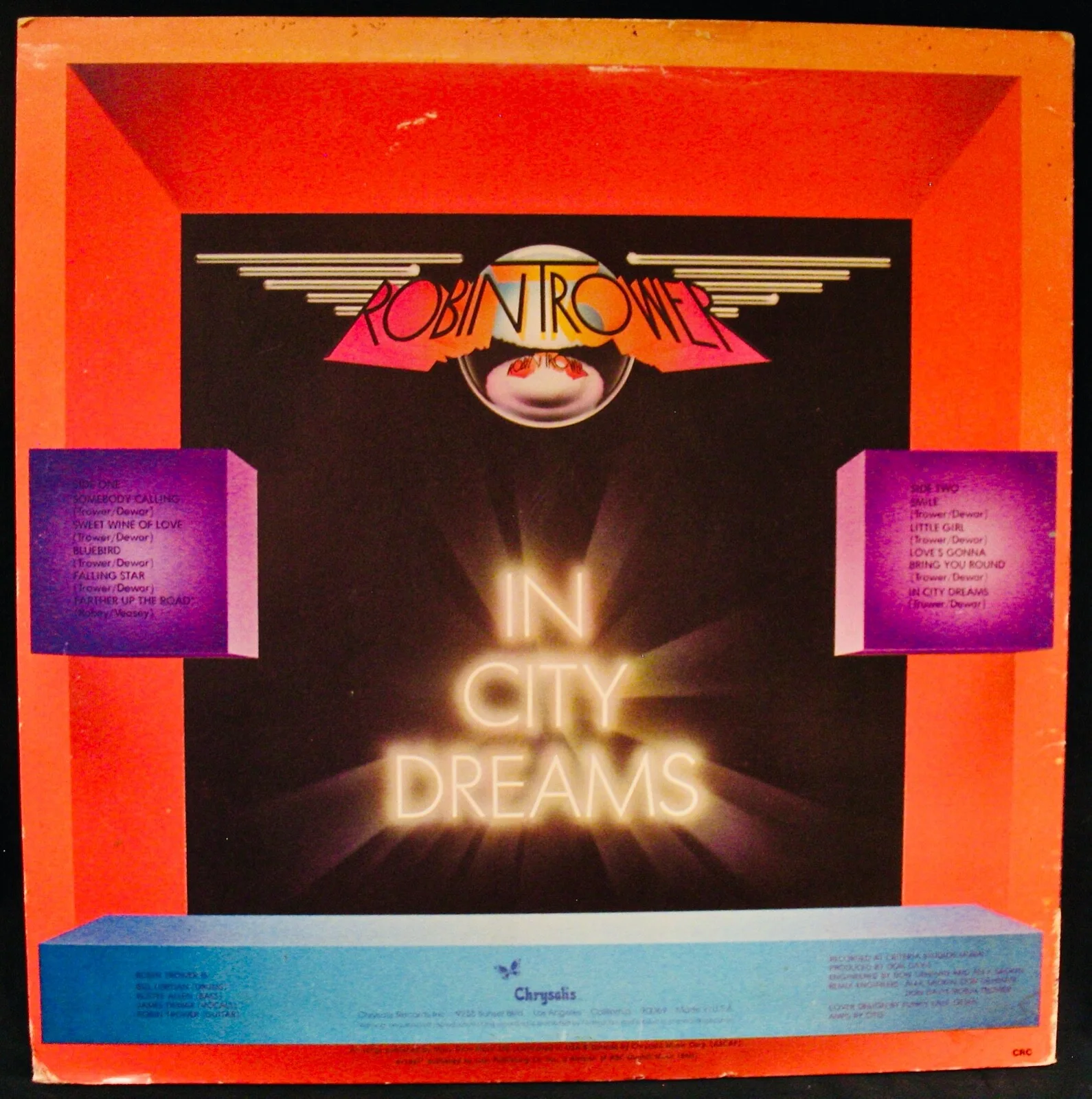 ROBIN TROWER~Autographed IN CITY DREAMS Album~Procul Harum~Fender Stratocaster, изображение 3