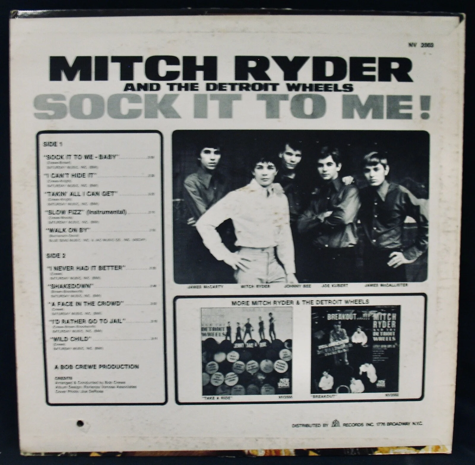 MITCH RYDER • Autographed SOCK IT TO ME Album~With Hologram/COA~Detroit Rock, изображение 4