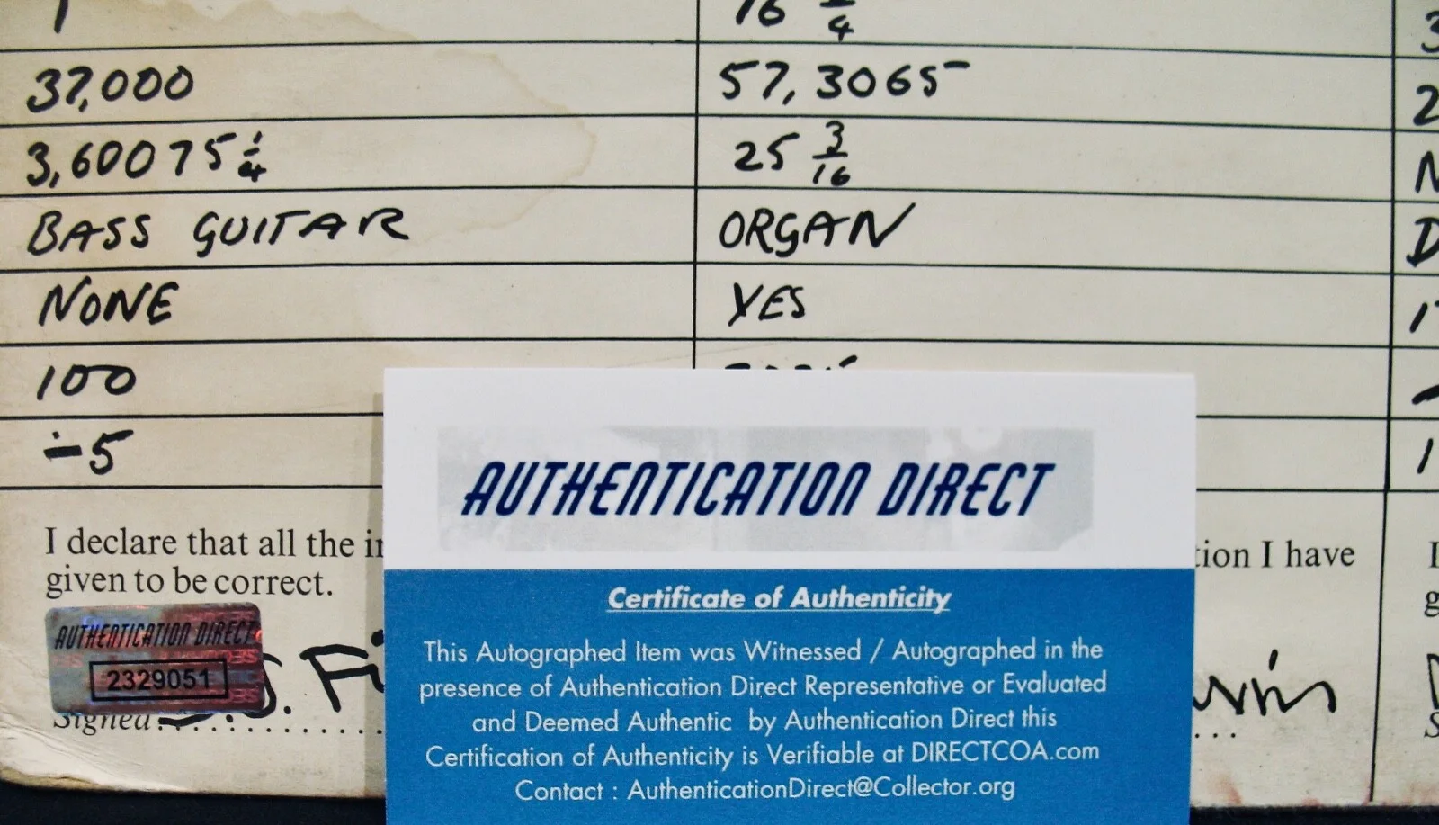 ARTHUR BROWN & RANDY CALIFORNIA Signed GALACTIC ZOO DOSSIER Album w/COA+Hologram, изображение 3