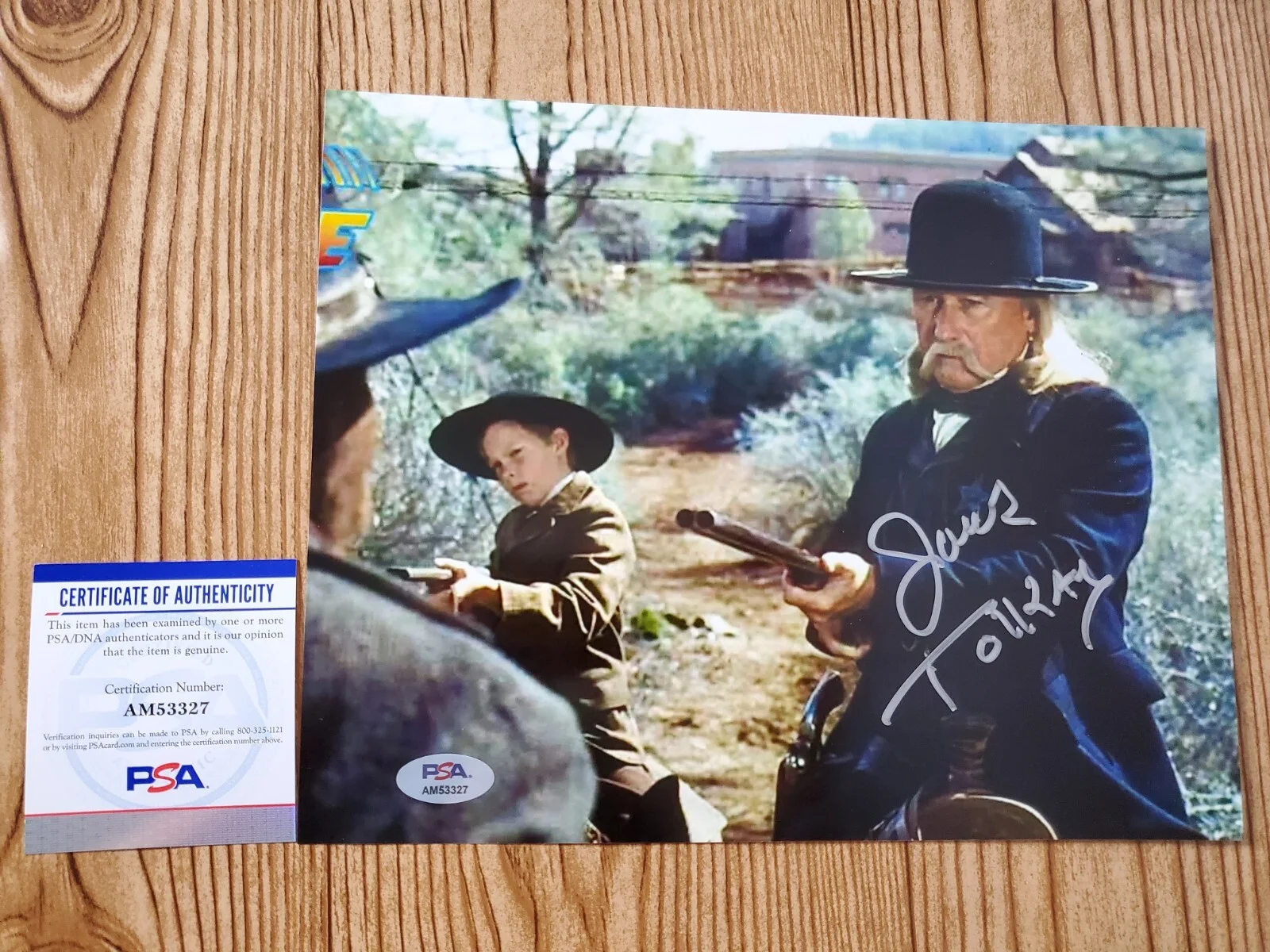 James Tolkan — James Tolkan Autograph 8x10 Photo Signed COA PSA Back to the Future Movie Actor
