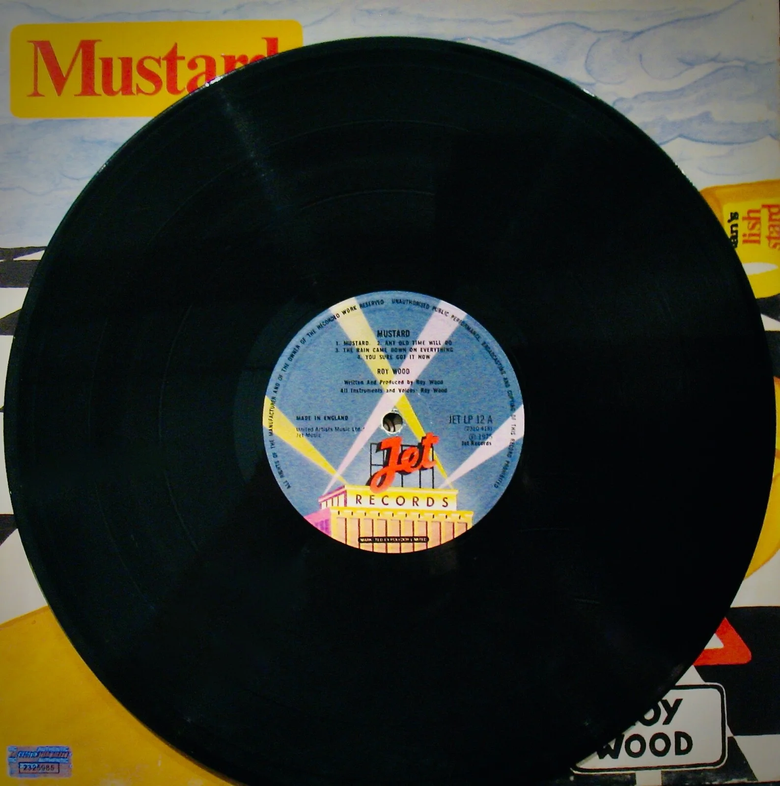 ELO~THE MOVE~Roy Wood Autographed MUSTARD Album w/COA+Hologram, изображение 3