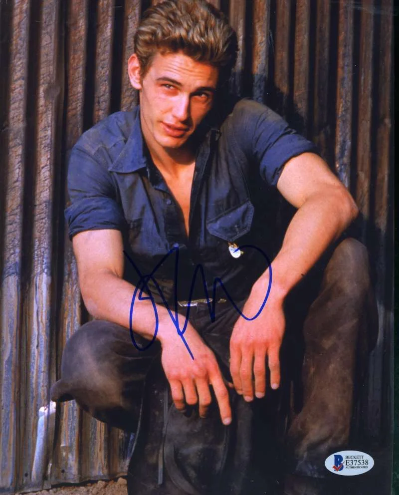 JAMES FRANCO — James Franco Bas Beckett Coa Hand Signed Authentic 8x10 Photo Autograph