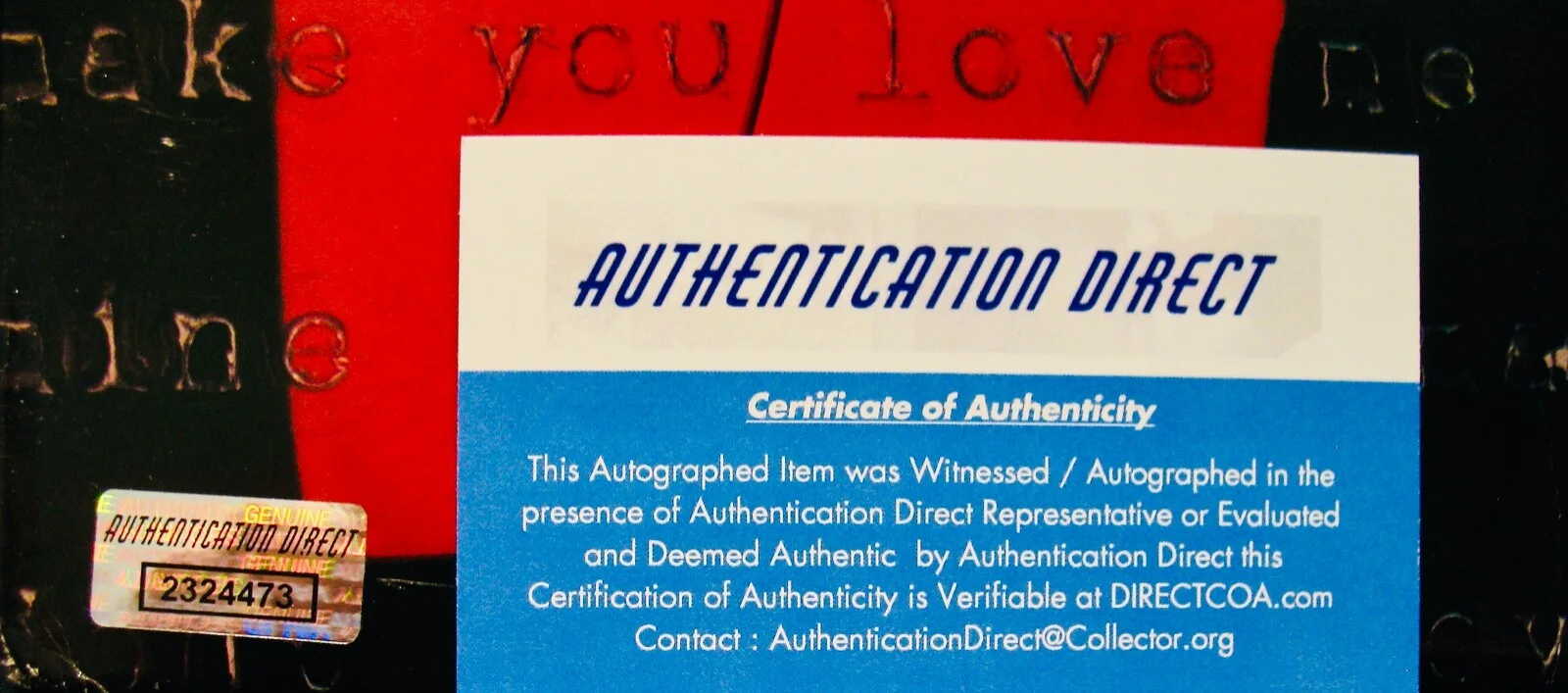 LOVERBOY • Autographed LOVERBOY Album by 4 Members~With Hologram/COA, image 2