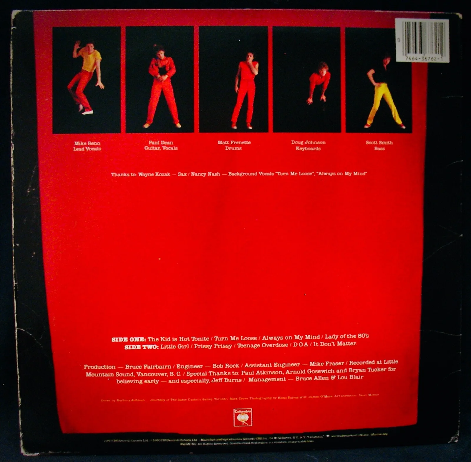 LOVERBOY • Autographed LOVERBOY Album by 4 Members~With Hologram/COA, image 4