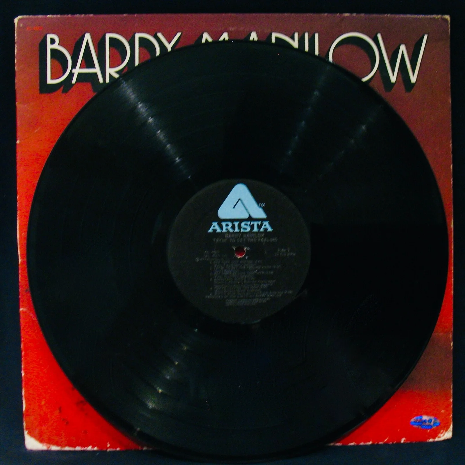 BARRY MANILOW • Autographed TRYIN' TO GET THE FEELING Album~With Hologram/COA, изображение 3