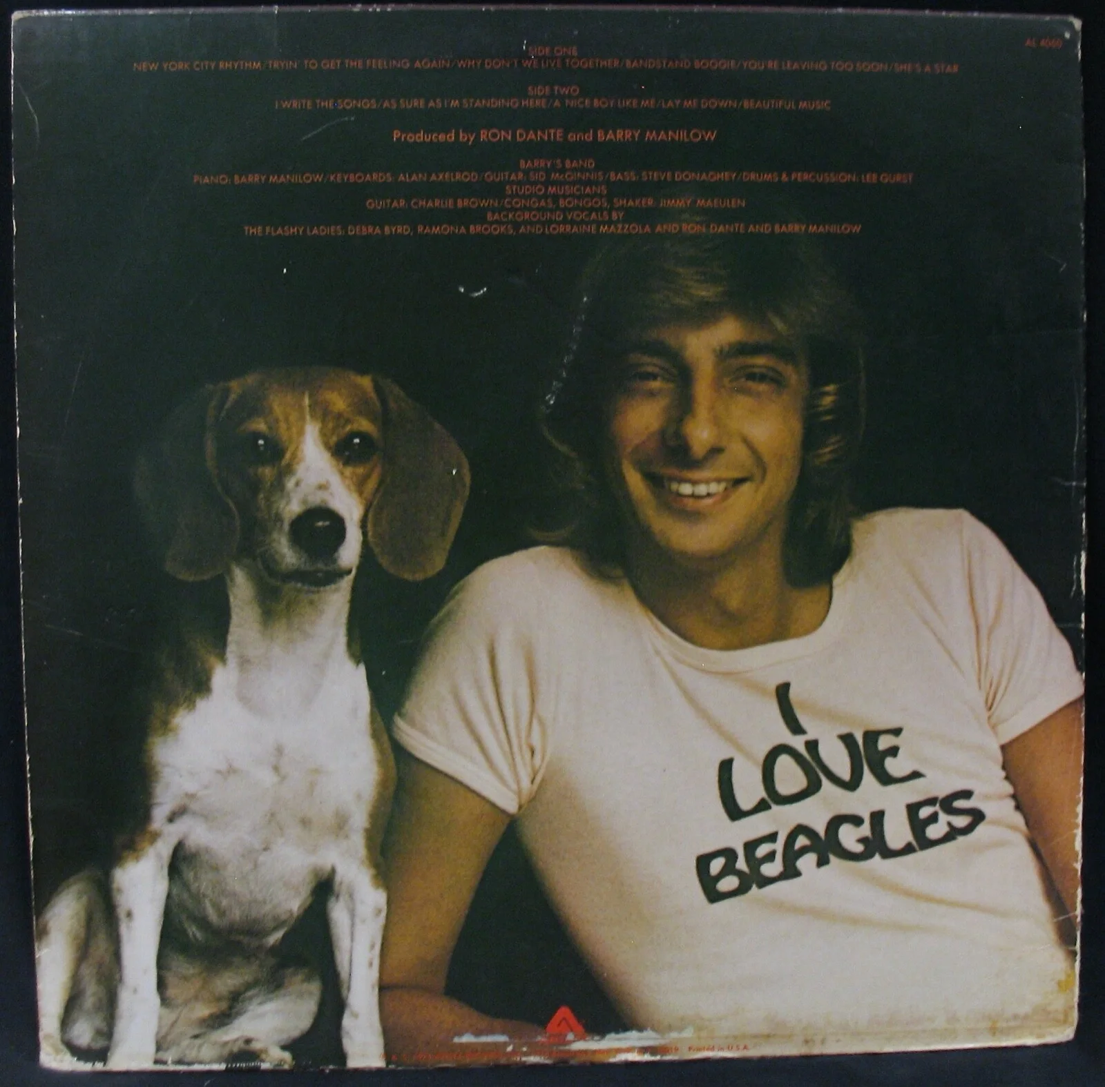 BARRY MANILOW • Autographed TRYIN' TO GET THE FEELING Album~With Hologram/COA, изображение 4
