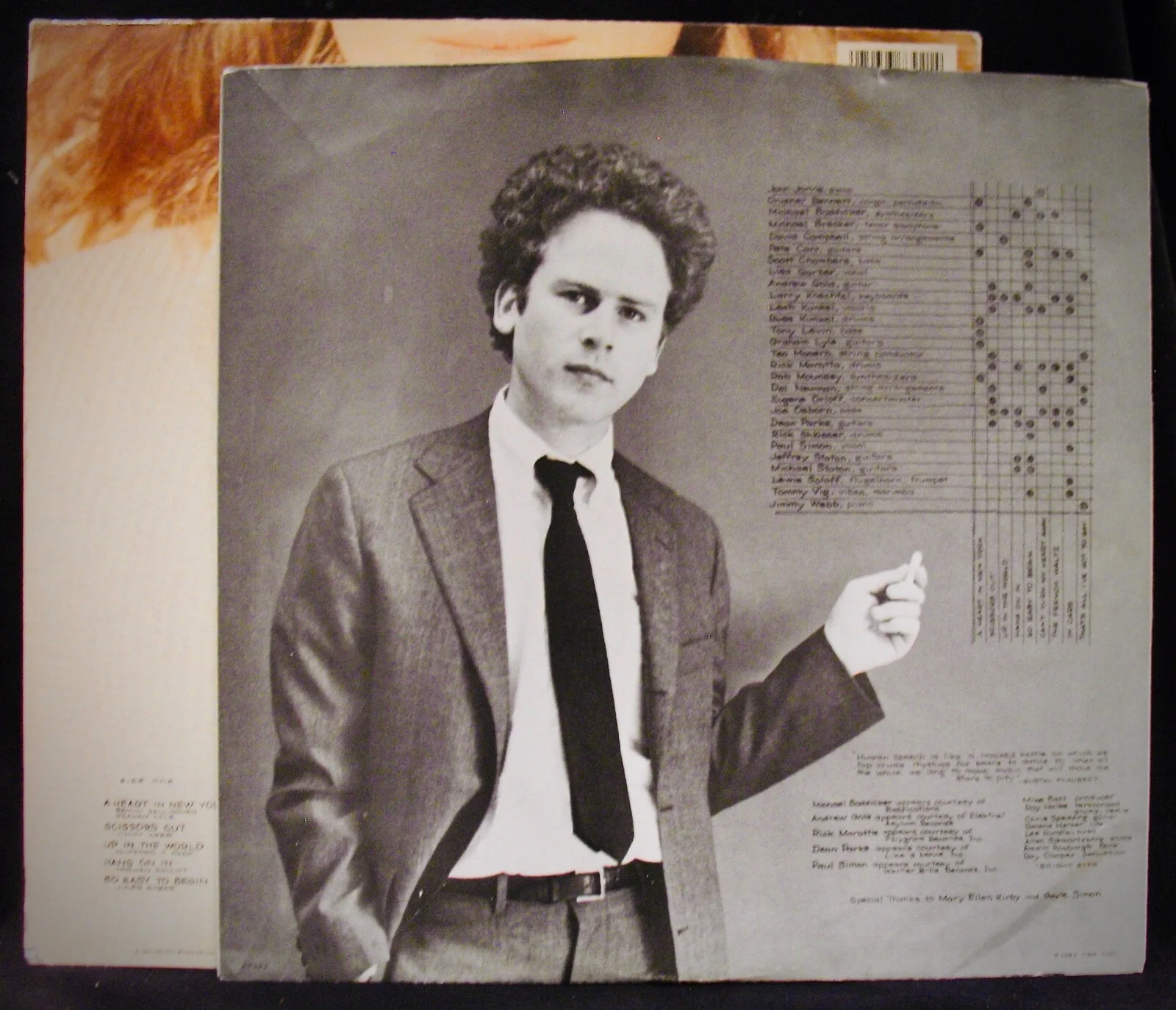 ART GARFUNKEL~Autographed SCISSORS CUT Album w/COA+Hologram~Simon & Garfunkel, изображение 4