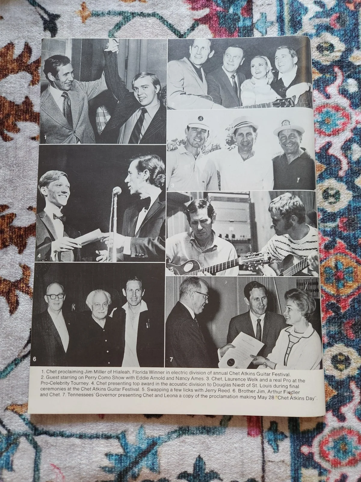 CHET AKINS signed record autographed album vinyl lp, image 5