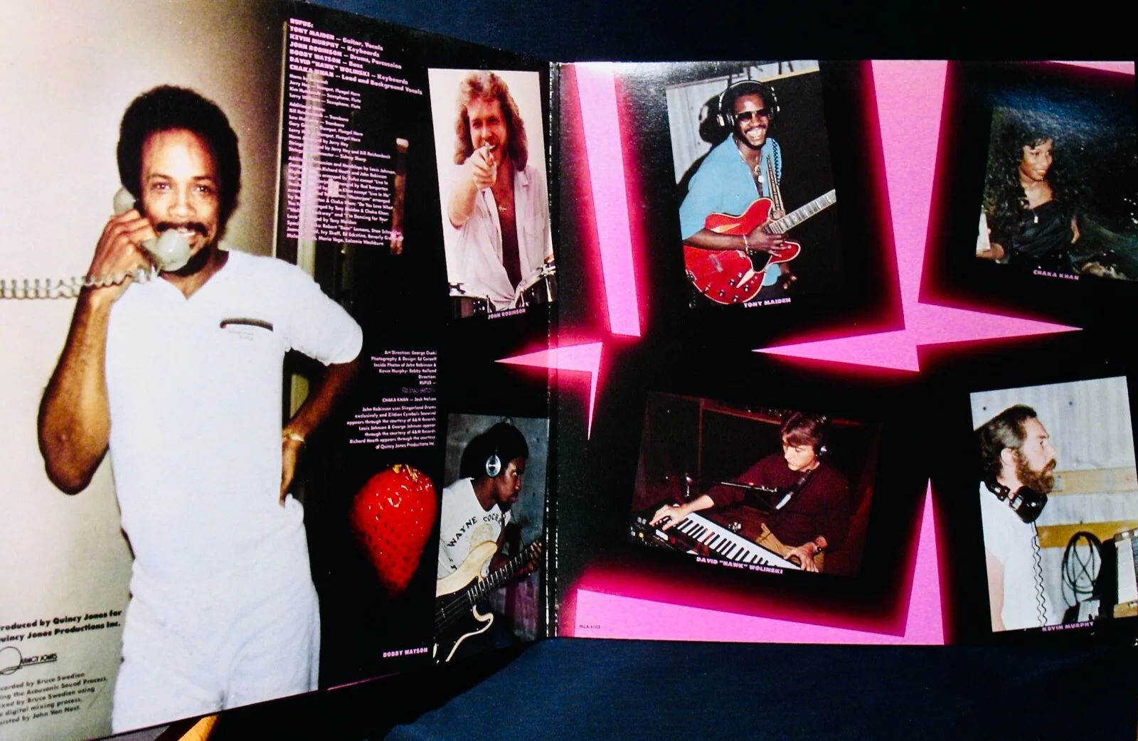 CHAKA KHAN Signed RUFUS CHAKA & MASTERJAM Funk & Soul Promo Album~MCA #5103, изображение 3