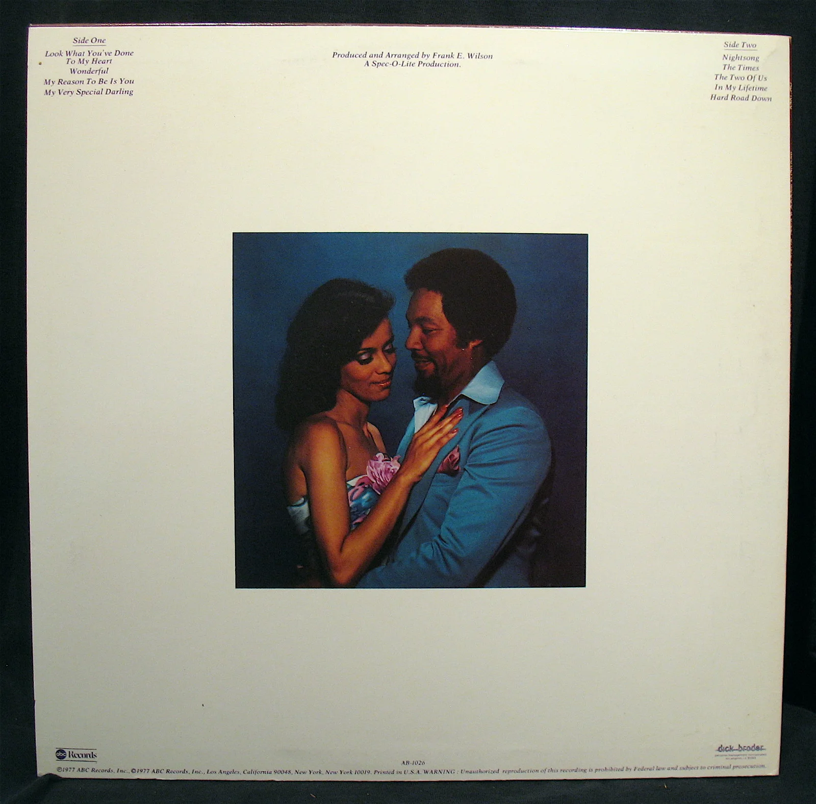 MARILYN McCOO & BILLY DAVIS JR-Autographed THE TWO OF US-DJ Album-5th Dimensioni, изображение 2