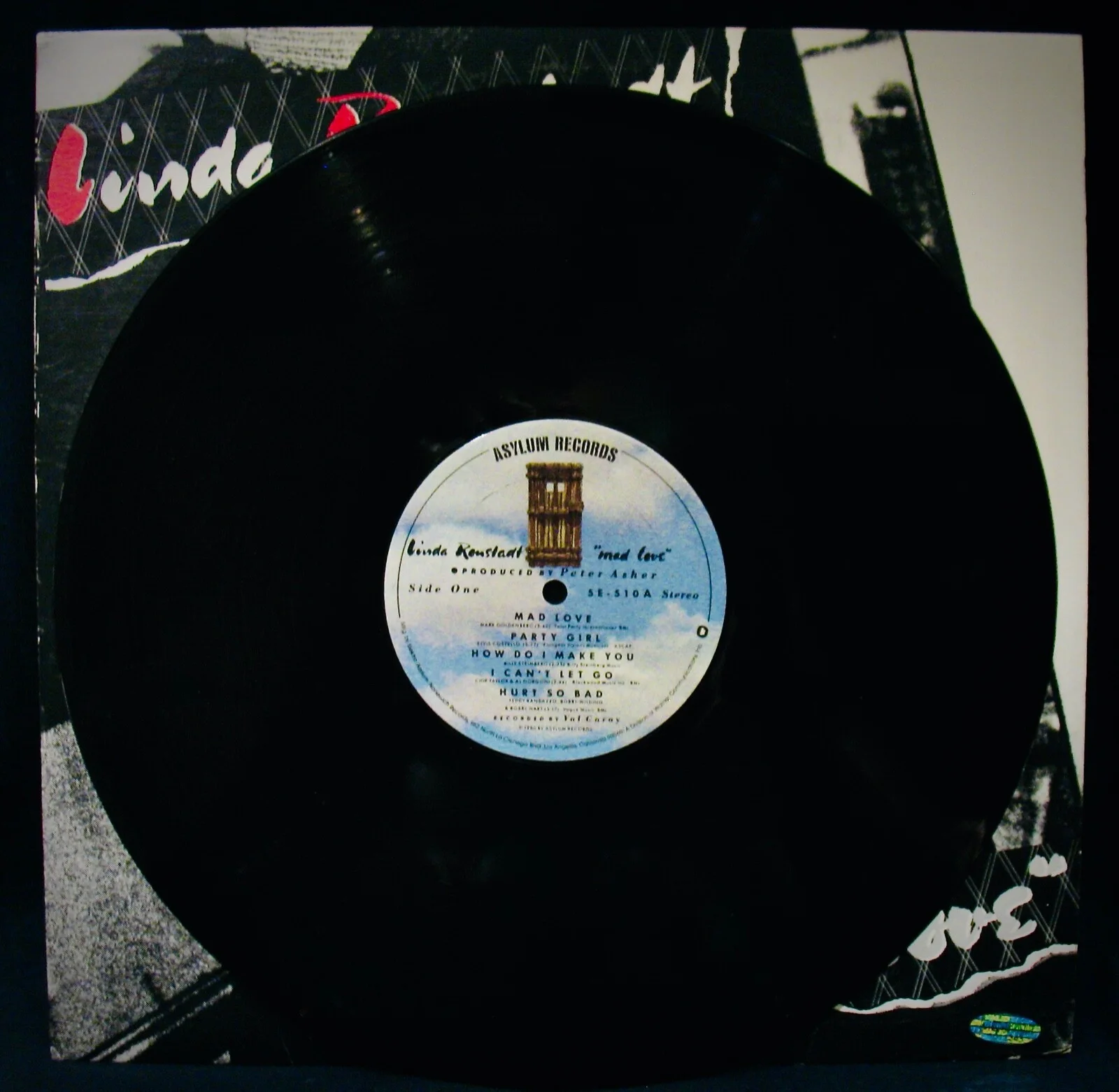 LINDA RONSTADT • Autographed MAD LOVE Album~Near Mint~The Stone Poneys~With/COA, изображение 4