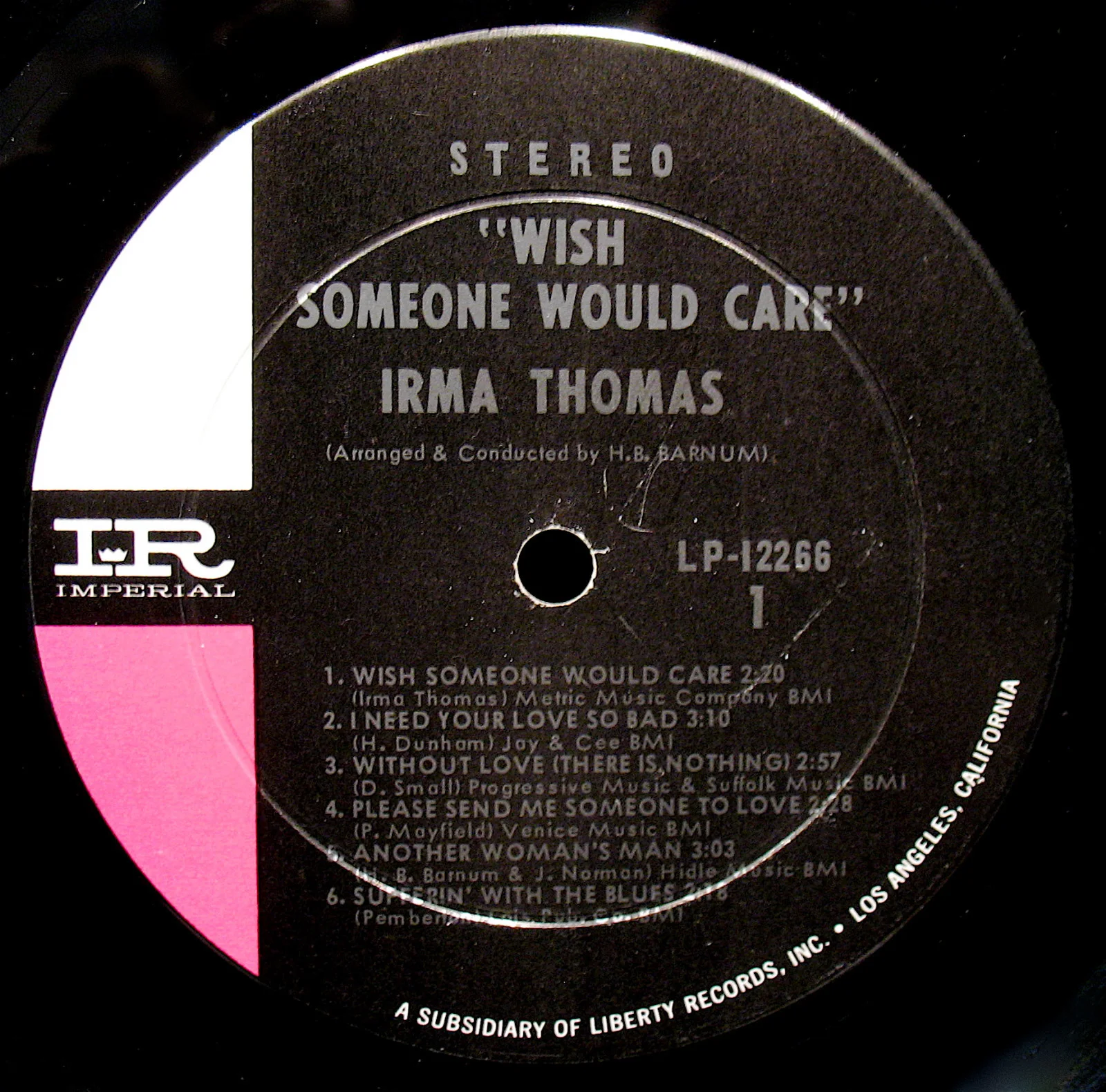 IRMA THOMAS-WISH SOMEONE WOULD CARE-Rare Autographed Album-IMPERIAL #LP-12266, изображение 4