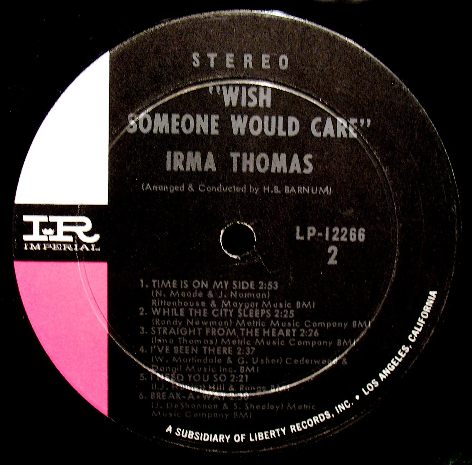 IRMA THOMAS-WISH SOMEONE WOULD CARE-Rare Autographed Album-IMPERIAL #LP-12266, изображение 5