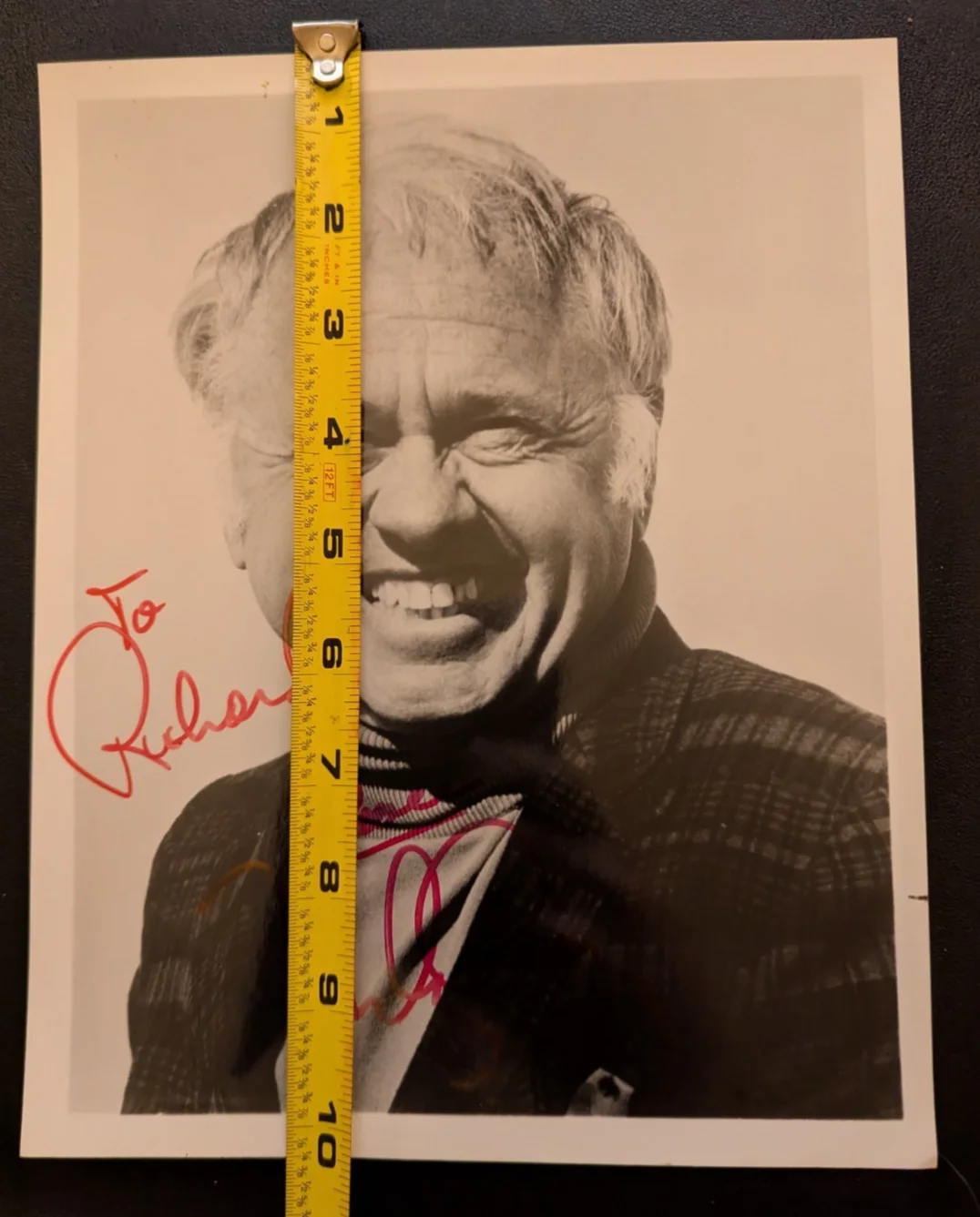RARE & VINTAGE Mickey Rooney - B&W Autographed Photo- 8x10, изображение 3