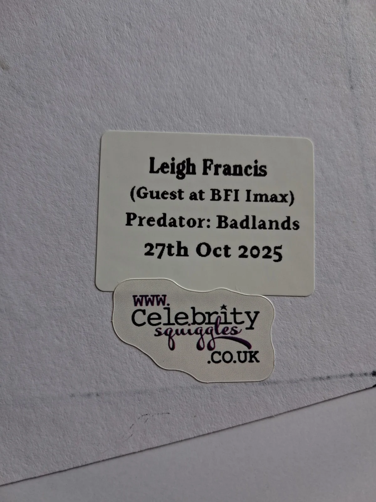 LEIGH FRANCIS in BO SELECTA Genuine hand signed autograph 8x10 photo, изображение 3