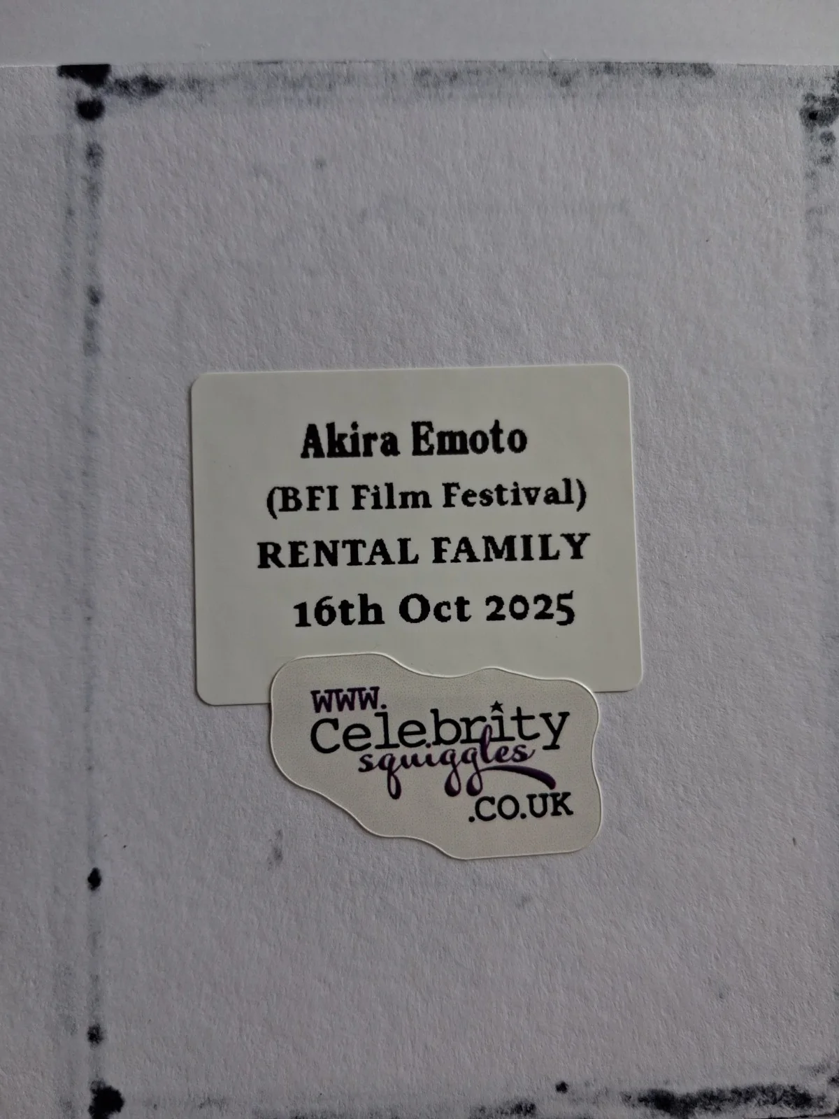 AKIRA EMOTO - RENTAL FAMILY & ZATOICI - Genuine hand signed autograph 8x10 photo, изображение 3