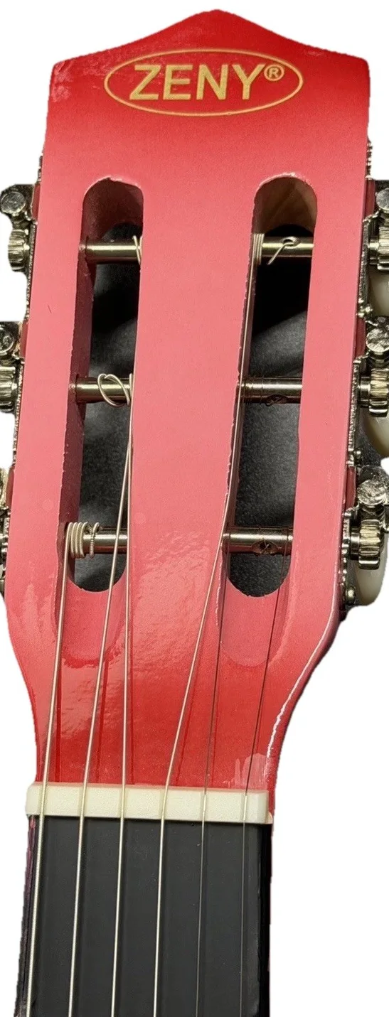Sierra Ferrell Signed Pink Acoustic Guitar JSA COA Autographed Display Guitar, image 4