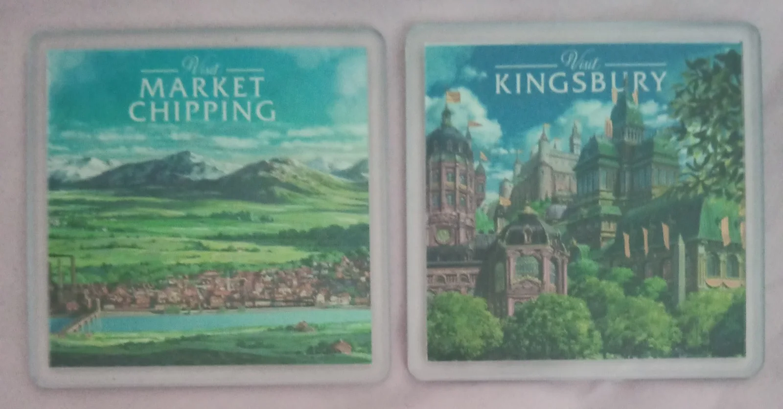 Studio Ghibli Howl's Moving Castle 15th Anniversary Edition Coasters 10cm x 10cm, изображение 2