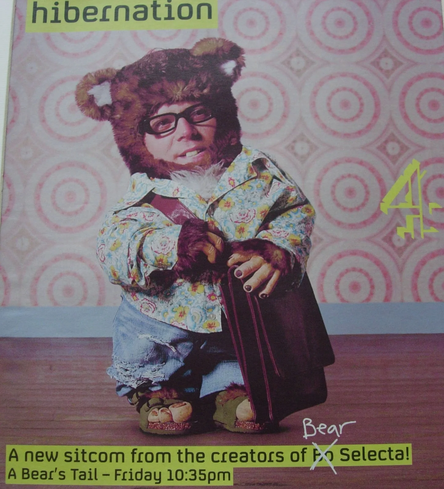 A BEAR'S TAIL+BO SELECTA+TV+POSTER+AD+RARE FRAMED ORIGINAL 2005+FAST WORLD SHIP, изображение 2