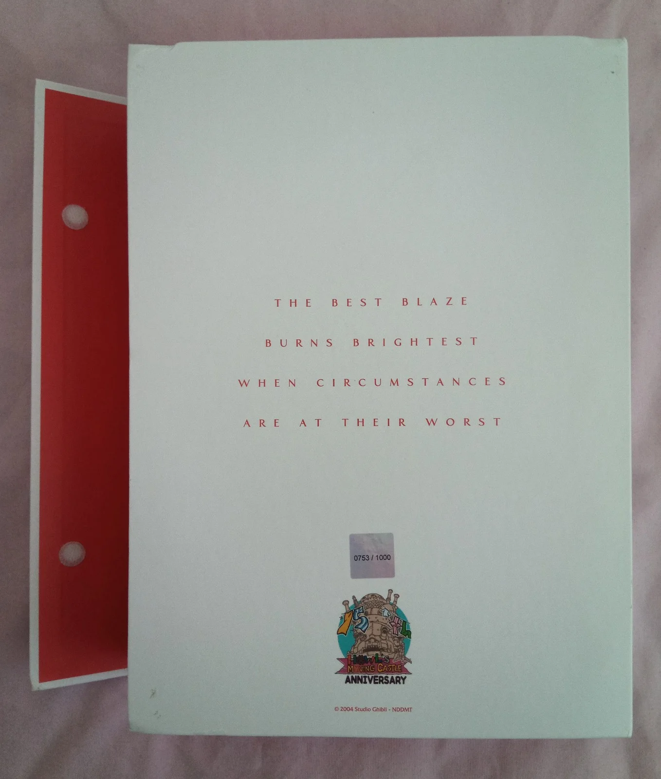 Studio Ghibli Howl's Moving Castl 15th Anniversary Edition EMPTY BOX ONLY, image 2