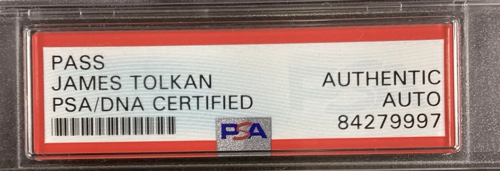 James Tolkan — James Tolkan Signed Tardy Slip Back To The Future ALL FILLED OUT Auto PSA/DNA #2, image 3