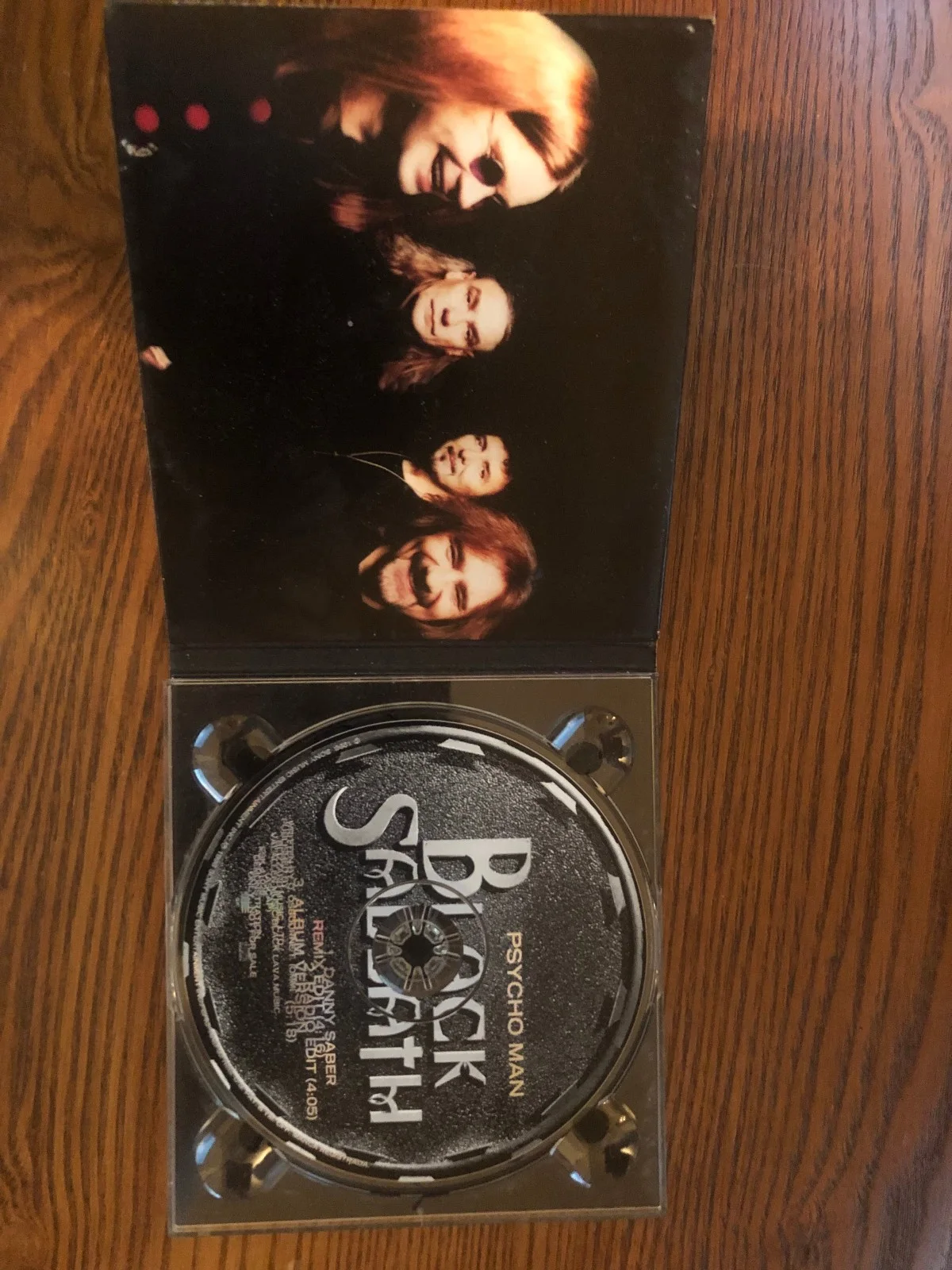 PSYCHO MAN by Black Sabbath - Autographed by all 4 band members!, image 3