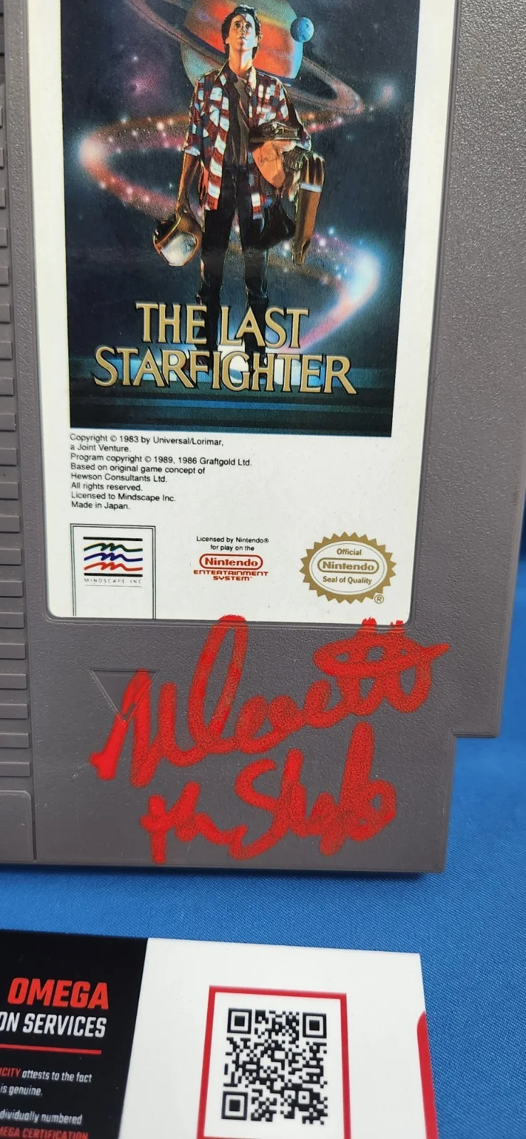 Nick Castle — Nick Castle Signed The Last Starfighter Nintendo Game NES COA, image 2