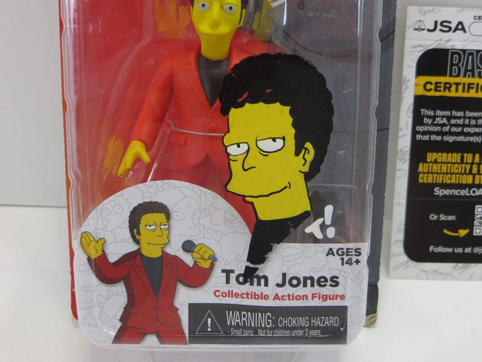 TONE RODRIGUEZ SIGNED SKETCHED Tom Jones SIMPSONS FIGURINE JSA COA, image 2