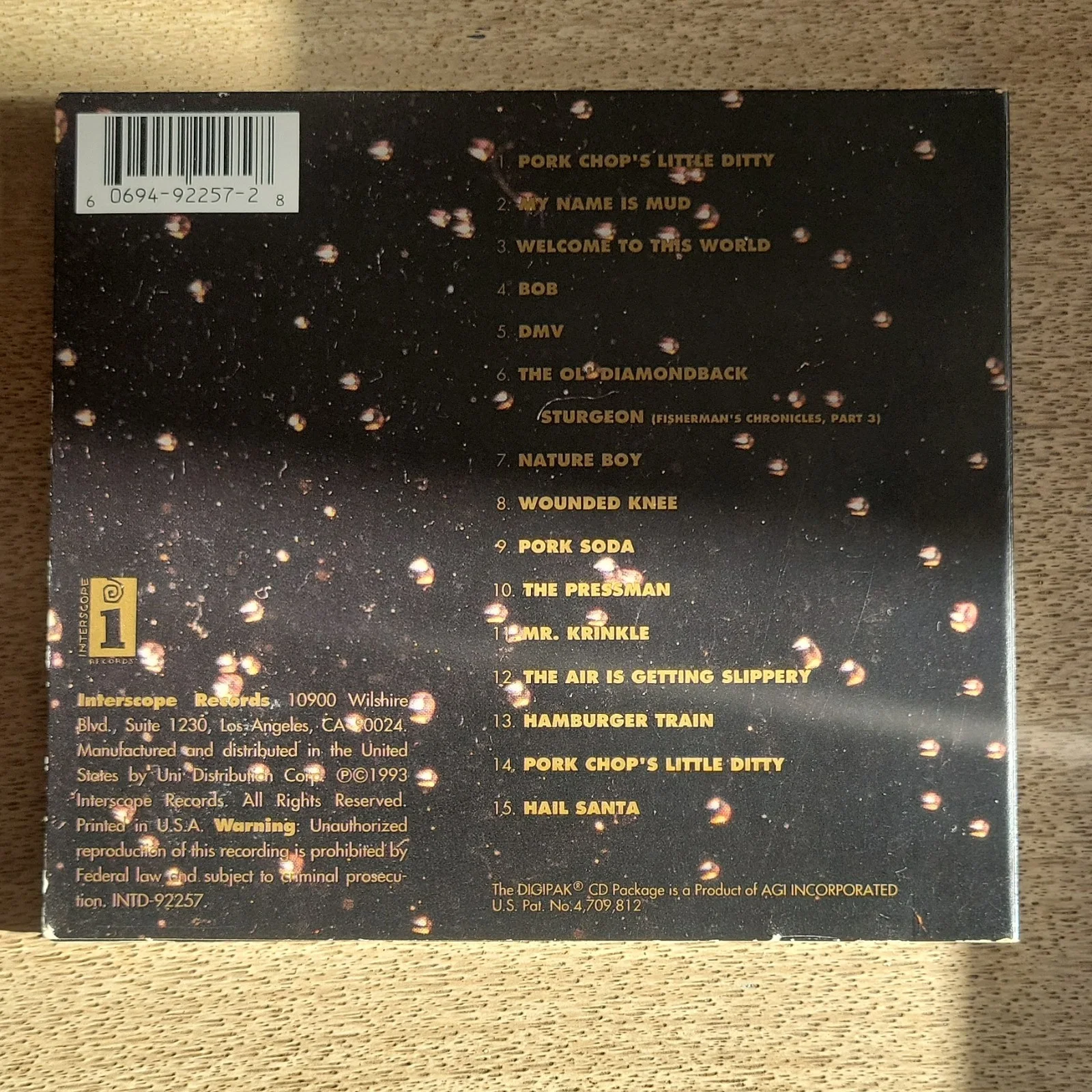 Primus Pork Soda Original CD & Booklet Music Industry Collectible, image 2